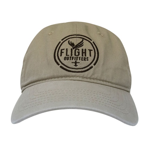 [RX1-13-24212] Flight Outfitters Original Khaki Pilot Ball Cap