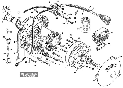 [RX1-15-03831] ROTAX 965-176 TRIGGER COIL KIT