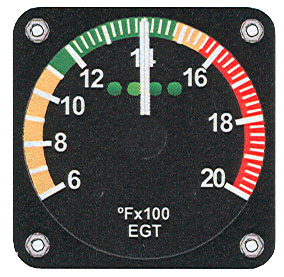[RX1-15-05922] Rotax 912Ul 912 Uls IM-540 2-1/4 EGT 800-1800 F