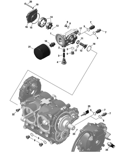 [RX1-15-08683] ROTAX 912IS OIL TEMP SENSOR