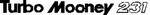 [RX1-09-44023] Turbo Mooney 231 Decal - Black