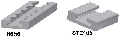 [RX1-05-07164] Brownline Seat Rail 12 6656-12