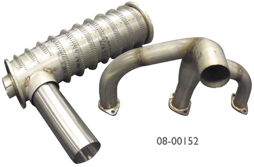 [RX1-08-00154] AWI Piper PA 32-300 Single Muffler Stack Assembly A68793-00