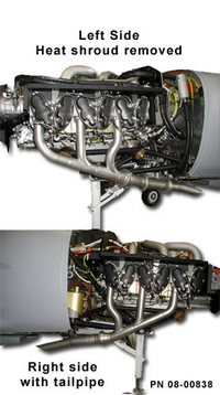 [RX1-08-02103] Lancair Es Exhaust Sys 470-550