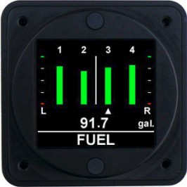 [RX1-10-04445] Aerospace Logic Fuel Level 0-5VDC Four Tank FL254