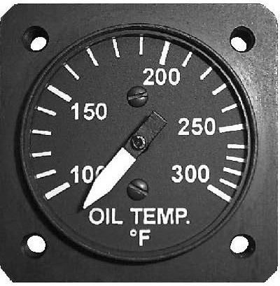 [RX1-10-05571] UMA 1-1/4 Oil Temperature 100-300 F VDO Rotax 912 S/Uls