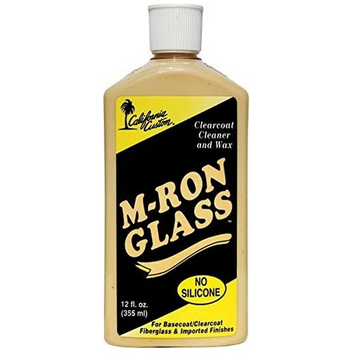 [RX1-09-03483] M-Ron Glass Cleaner/Wax 12Oz