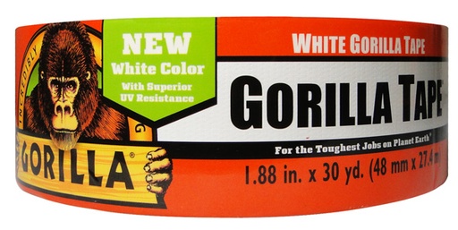 [RX1-09-04091] White Gorilla Tape 30 Yd