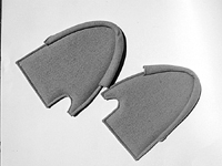 [RX1-09-17345-2] Piper Wing Root Cvr Off-White Wl