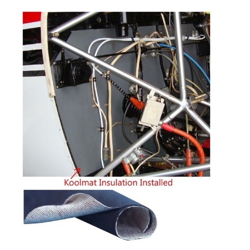 [RX1-09-24730] Gray Heat Barrier Firewall