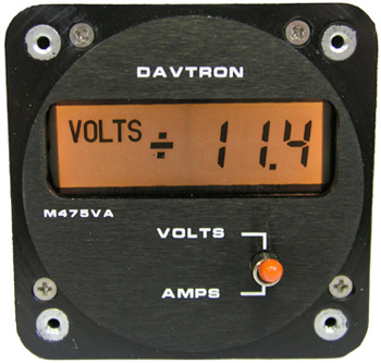 [RX1-10-04728] Davtron Model 475Va-R-28V 2 Function DC Volts & Amps 28V Lighting Remote Version
