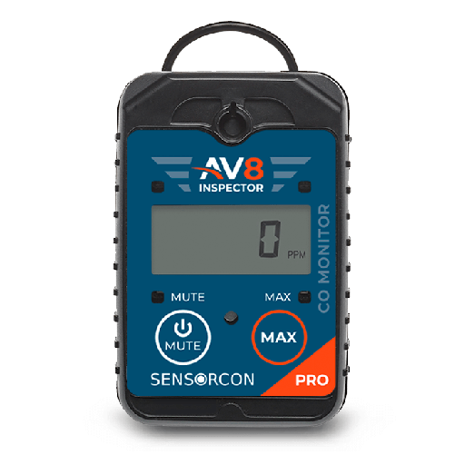 [RX1-10-07328] Sensorcon AV8 Inspector Pro Portable Carbon Monoxide Monitor