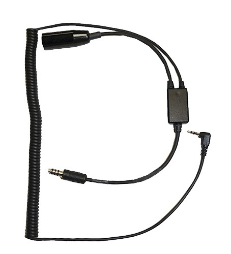 [RX1-11-13042] Pilot USA Smartphone Digital Audio Recorder Adapter For Heli
