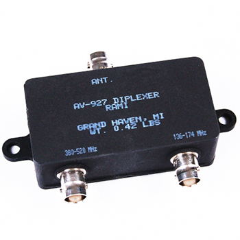 [RX1-11-14048] RAMI AV-927 Antenna Diplexer 136-174 380-520 Mhz