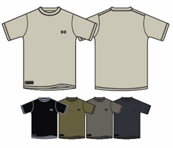 [RX1-13-09093] Under Armour Fr Mod Stainless Steel Tee-Flg Sm