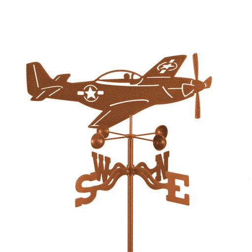 [RX1-13-11305] P-51 Mustang Garden Weathervane