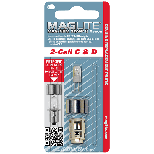 [RX1-13-13594] Maglite LED 2 D-Cell Flashlight Bulb Only