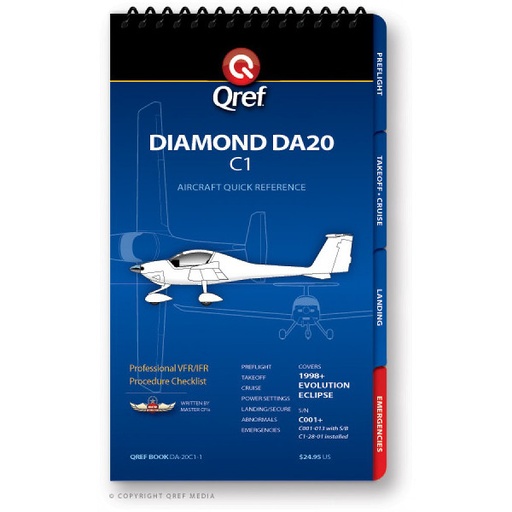 [RX1-13-15587] Diamond DA20 C1 QREF Book