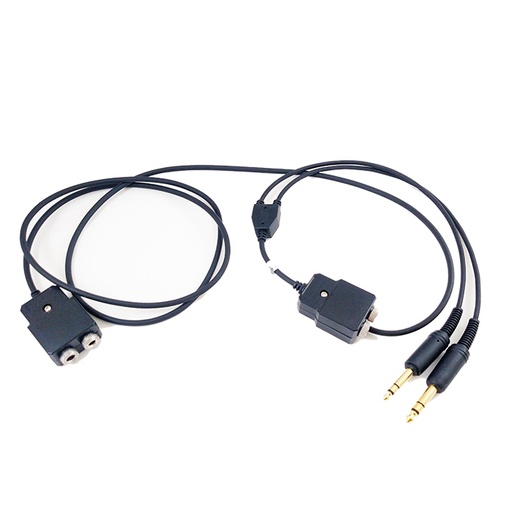 [RX1-11-02291] Avcomm Headset Splitter 5Ft