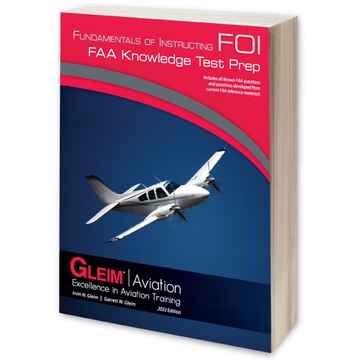 [RX1-13-32315] Gleim Fundamentals Of Instructing FAA Knowledge Test