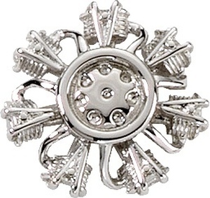 [RX1-14-01813] Radial Engine (3-D Cast) Tackette Silver