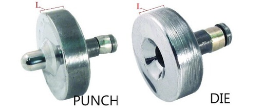 [RX1-207/206-6-S] Dimpling Set For Squeezer 1/2