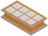 [RX1-BA2405] Brackett Aero Element Air Filter BA-2405 For BA-2410