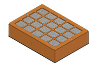 [RX1-BA2505] Brackett Aero Element Air Filter BA-2505 For BA-2510