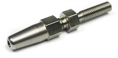 [RX1-05-16000] Wire Grip 10-32 Control End Blue