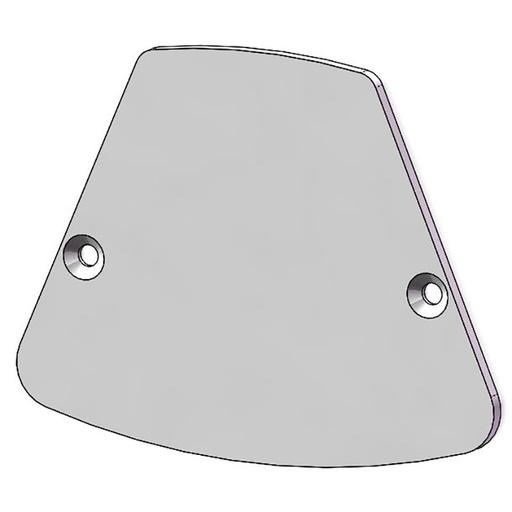 [RX1-05-26702] Aero Tech Face Plate Bonanza Control Wheel Black Gloss Powder Coat