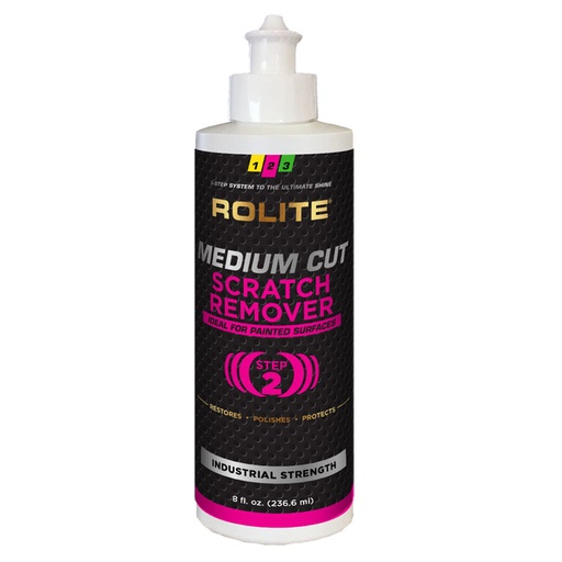 [RX1-09-04790] ROLITE MEDIUM CUT SCRATCH REMOVER - 8 OZ.