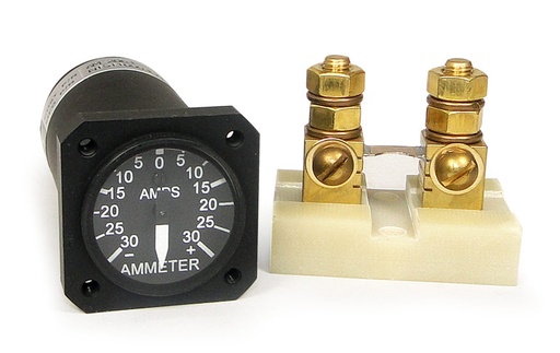 [RX1-10-00041] UMA 1-1/4 Amp Gauge -30/0/+30 270 Degree With Shunt Non-TSO