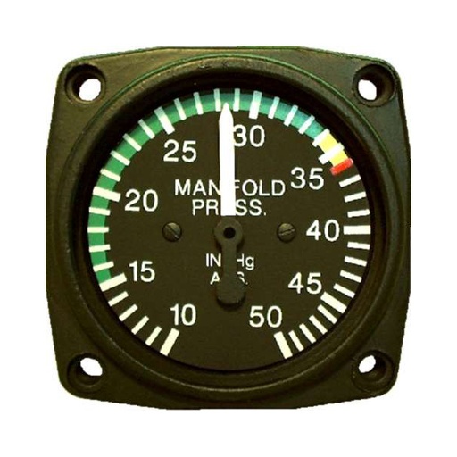 [RX1-10-05505] UMA 2-1/4 Manifold Pressure 10-50 Inhg MarkinGS Rotax 912/914