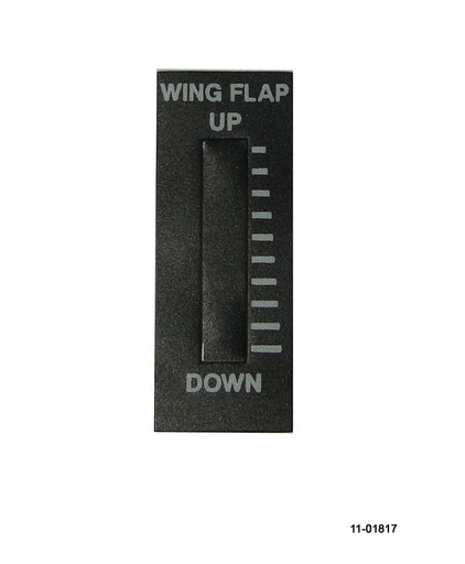 [RX1-11-01817] Rac Wing Flap Label Small For RP3 Indicator