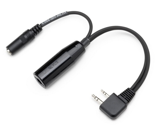 [RX1-11-06524] Pilot USA PA 82H Helicopter To Icom A6 A14 A22 A24 Adapter