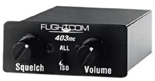 [RX1-11-08755] Flightcom 403Mc Intercom 4 Place Mono With Jacks