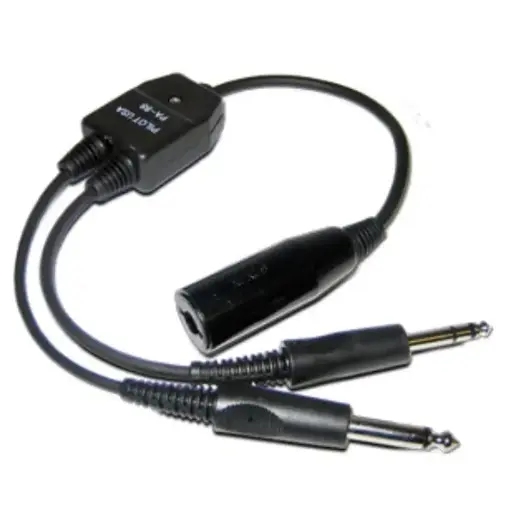 [RX1-11-10645] Pilot USA PA 88 Military To Dual GA Impedance Adapter