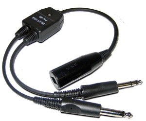 [RX1-11-10645] Pilot USA PA 88 Military To Dual GA Impedance Adapter