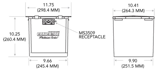 [RX1-11-11713] Concorde Sealed Battery RG-380E/40Ksh