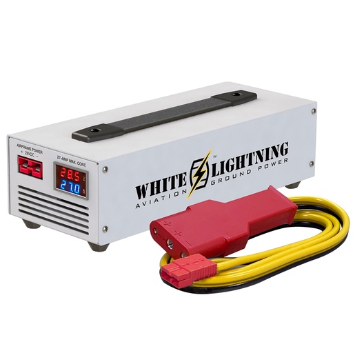 [RX1-11-18942] White Lightning M2827 28V Mini GPU For Certified Aircraft