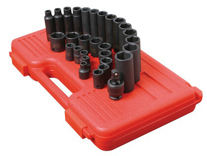 [RX1-12-01955] Sunex 3/8 Metr Imp Socket Set