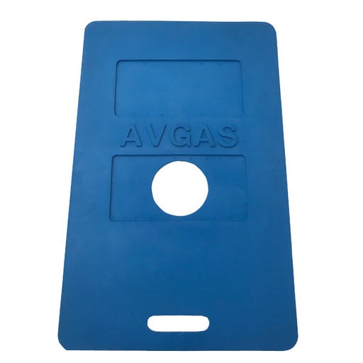 [RX1-13-03589] FUELING MAT AVMAT-AVGAS2 BLUE CNTR HOLE