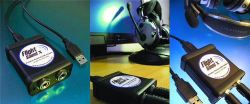 [RX1-13-09050] Flight Sound X USB H/S Adpt