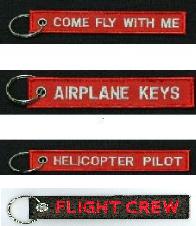 [RX1-13-12051] Keychain Come Fly With Me Red