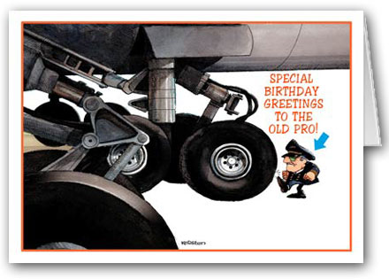 [RX1-13-16939] OLD PRO! BIRTHDAY CARD