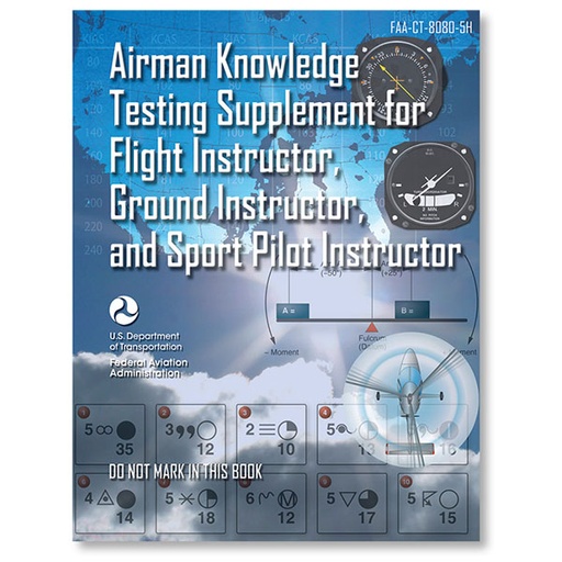 [RX1-13-21342] ASA Test Suppl Flight Instrctr Grnd Instrctr Sport Pilot