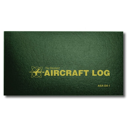 [RX1-13-32384] ASA Aircraft Logbook (Hardcover)