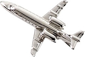 [RX1-14-01744] Learjet 60 (3-D Cast) Tackette Silver