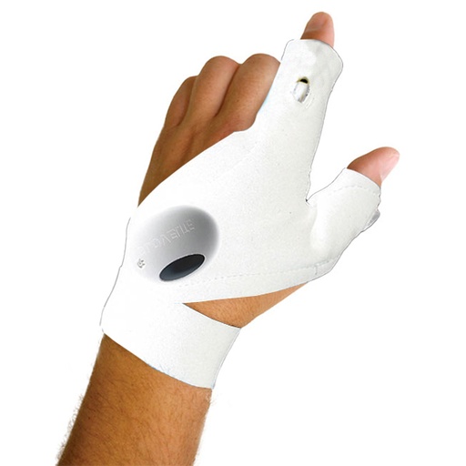 [RX1-14-02097] Glovelite - Left Hand White Med/Lg