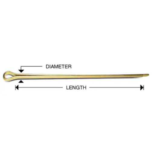 [RX1-MS24665-136] Cotter Pin AN380-2-4